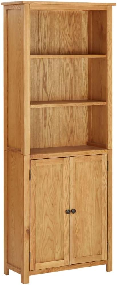 Bookcase with 2 Doors,Hallway Cabinet,Versatile Storage Cabinet,Living Room Cabinet,Small Vases Shelves,Room Decoration,for Living Room,Home,Office,Hallway,Bedroom,27.6