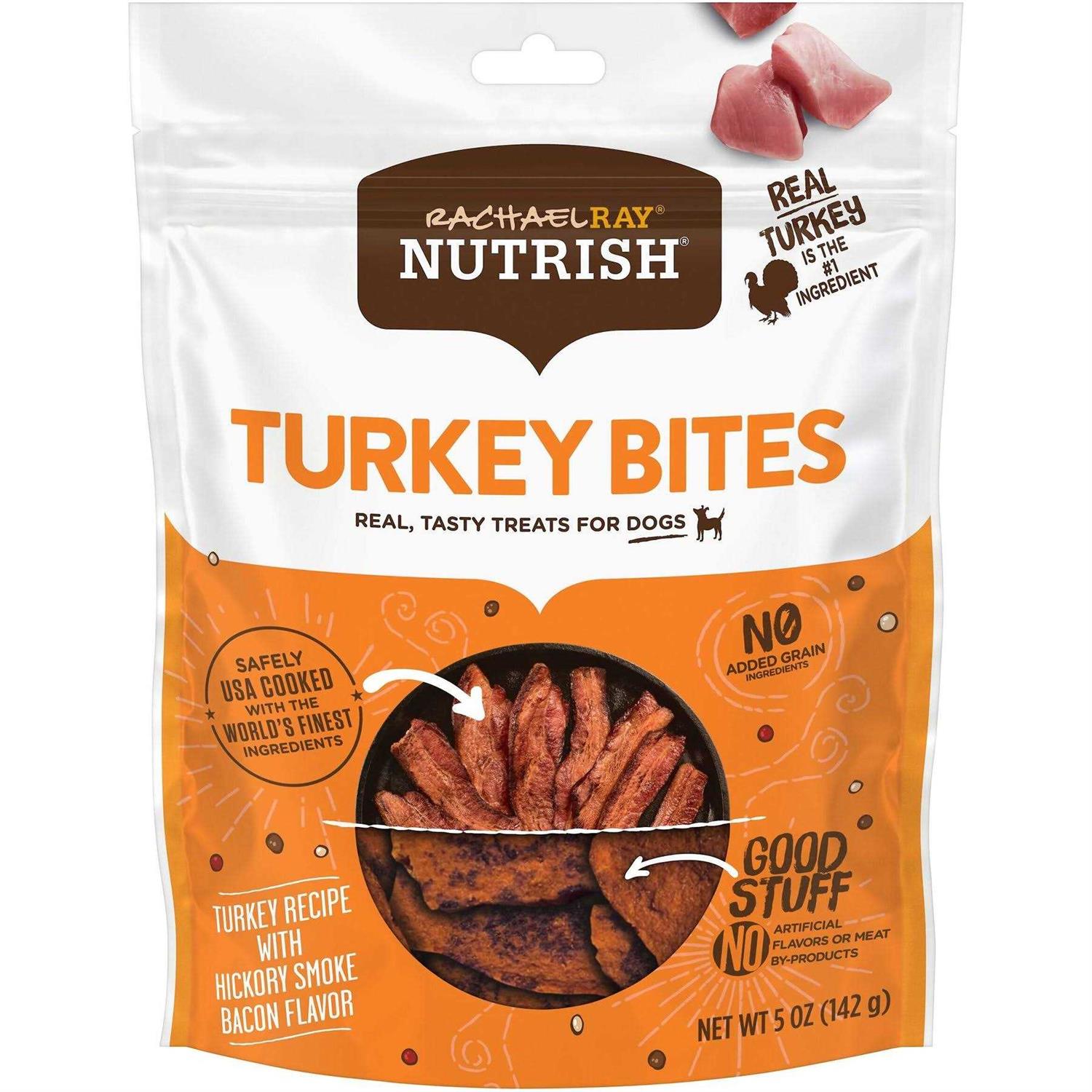 Rachael Ray Nutrish Turkey Bites Turkey Recipe With Hickory Smoke Bacon Flavor Dog Treats - Pet Supplies online store
