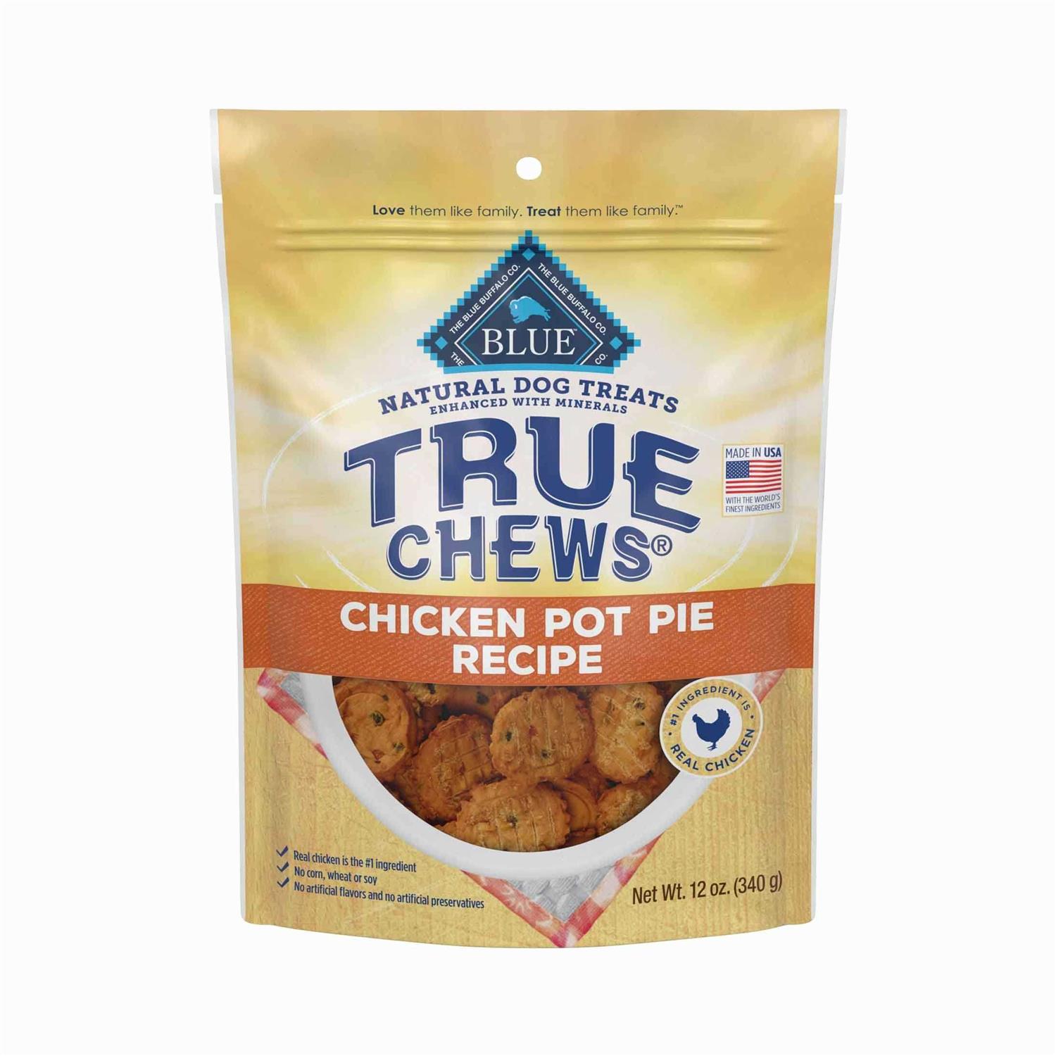 Blue Buffalo True Chews Natural Chicken Pot Pie Dog Treats - Pet Supplies online store