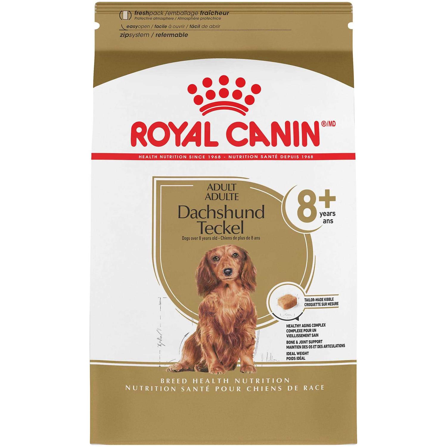 Royal Canin Breed Health Nutrition Dachshund 8+ Adult Dry Dog Food - Pet Supplies online store
