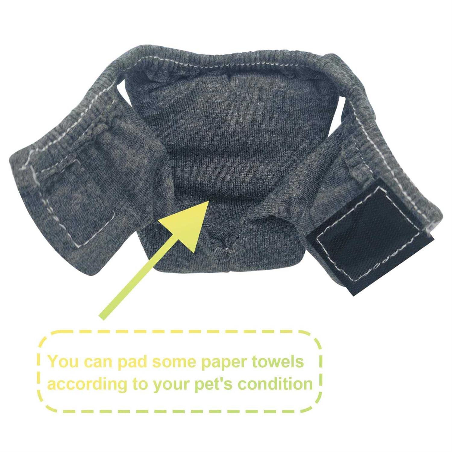 2PCS Small Pet Diapers,Guinea Pig Diapers,Reusable Squirrel Diapers,Washable,with Velcro,Specially Designed for Use on Pet Squirrels Small Medium - Pet Supplies online store