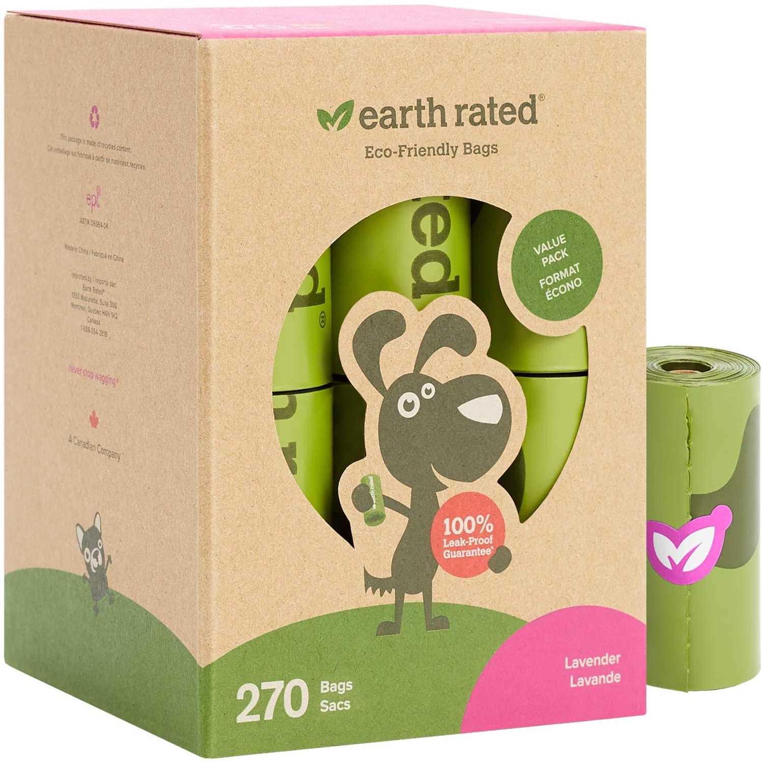 Earth Rated Dog Poop Bags, Guaranteed Leak Proof and Extra Thick Waste Dogs - Pet Supplies online store