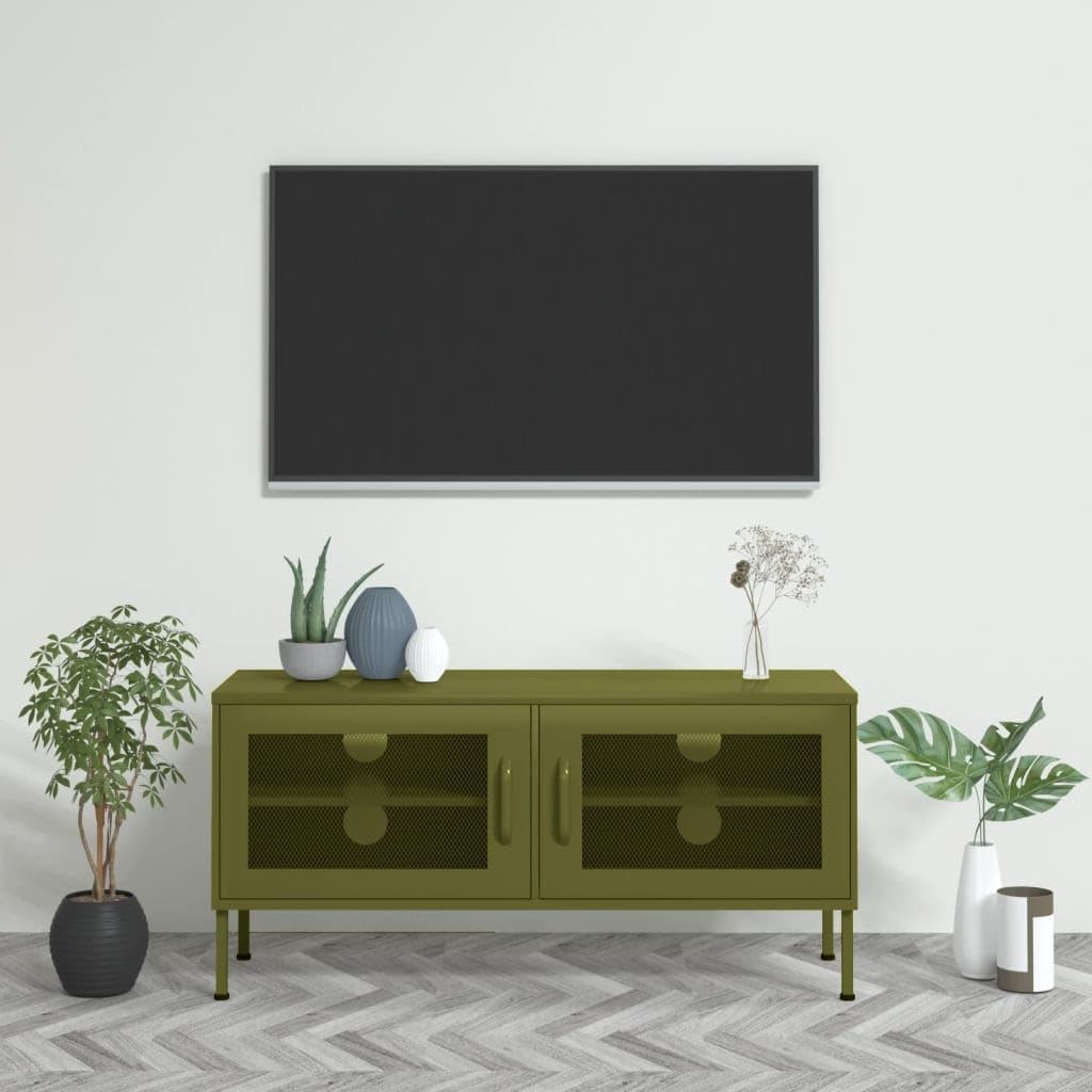 television stands、tv standsTV Cabinet Olive Green 41.3