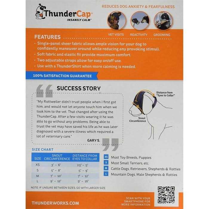 ThunderCap Calming Cap - Pet Supplies online store