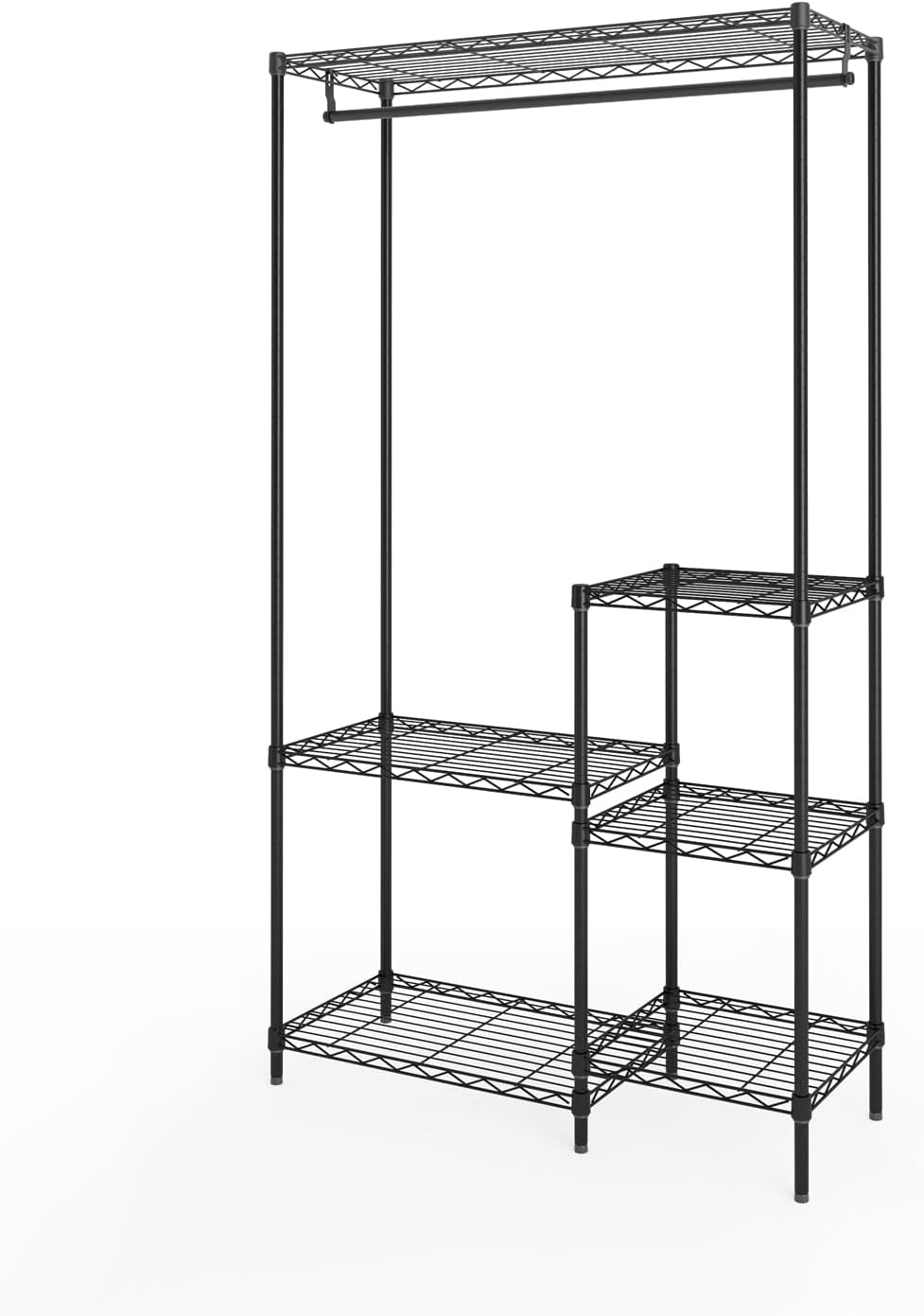 Small Folding Home Office Desk,2-Tier Foldable Computer Desk,Space Saving Portable Laptop Study Foldable Table for Small Spaces,White