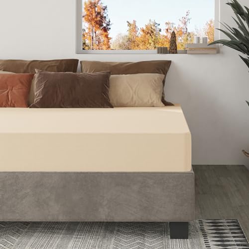 Full Size Mattress 8 Inch Copper Memory Foam Mattress, CertiPUR-US Certified Made in USA, Cooling Gel Bed Mattress in a Box Fiberglass Free, Double Mattress, 54