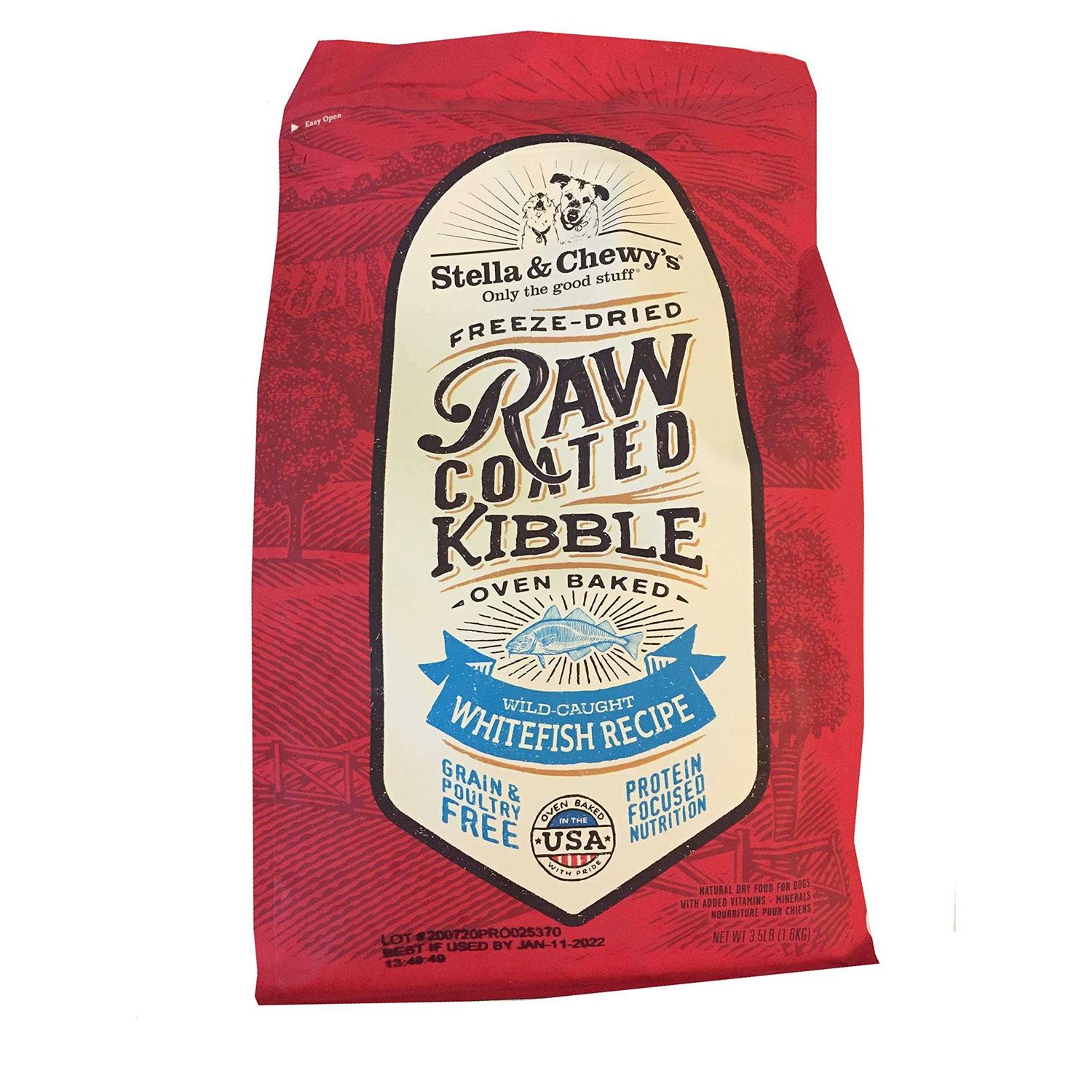 Stella & Chewy's Raw Coated Dog Kibble Wild Caught Whitefish - Pet Supplies online store