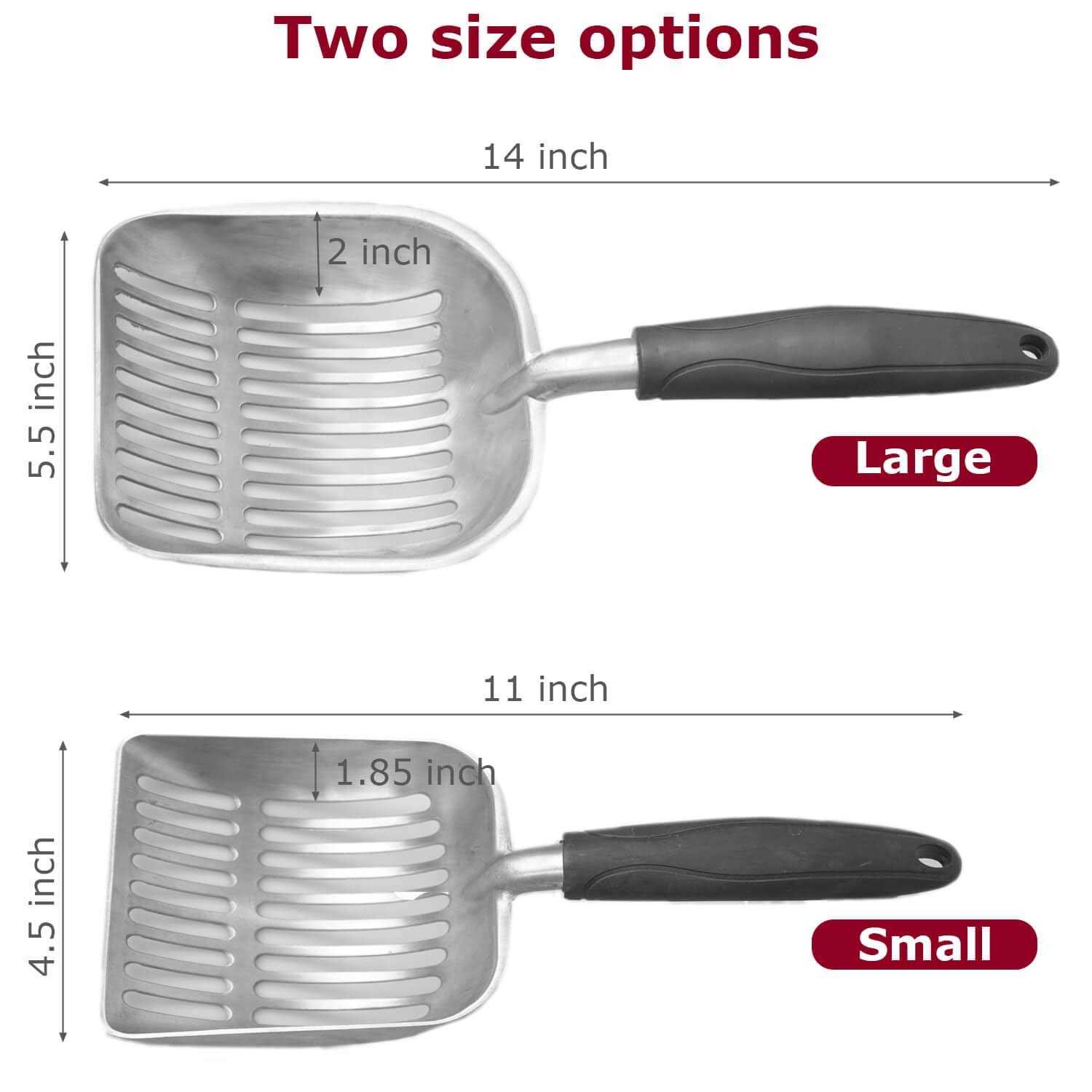 Frxat cat Litter Scoop, Aluminum cat Litter Scooper, Solid and Durable Oversized Metal Litter Scoops - Pet Supplies online store