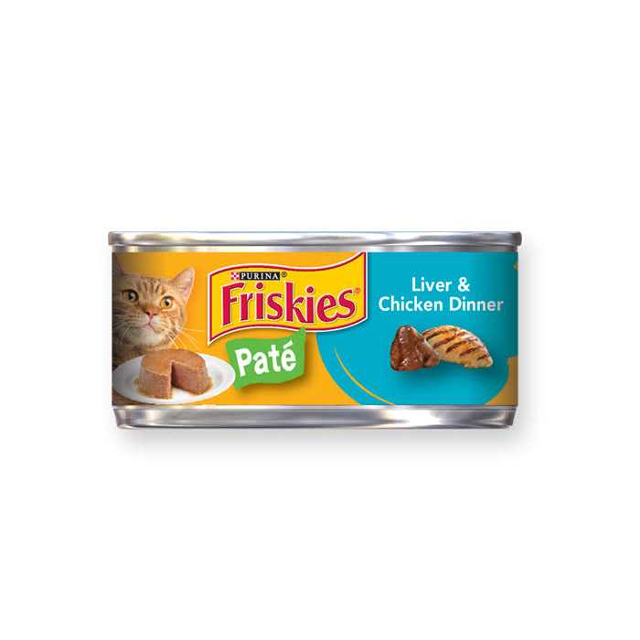 Friskies Liver & Chicken Dinner Pate Wet Cat Food - Pet Supplies online store