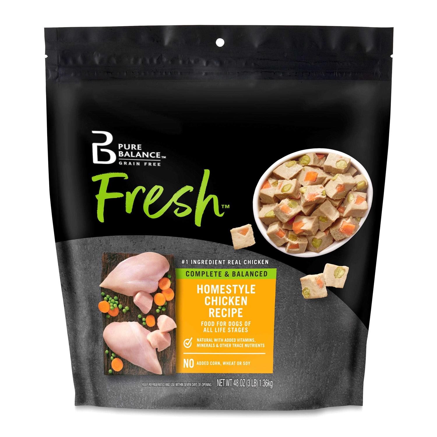 Pure Balance Fresh Grain Free Homestyle Chicken Recipe Dog Food - Pet Supplies online store