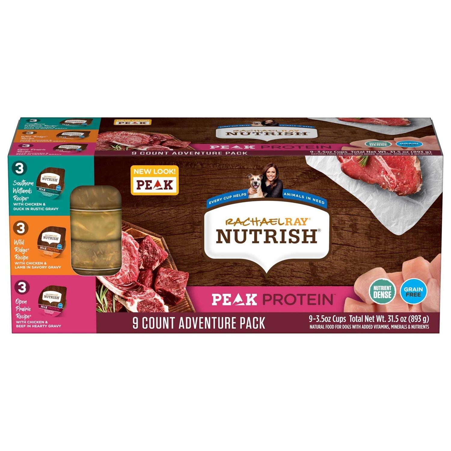 Rachael Ray Nutrish Peak Grain-Free Adventure Variety Pack Wet Dog Food - Pet Supplies online store