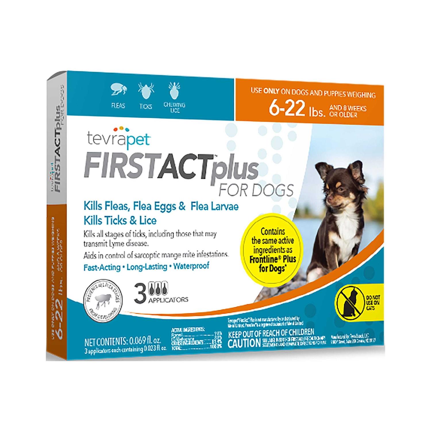 Tevrapet Firstact Plus Flea and Tick Prevention Dogs - Pet Supplies online store