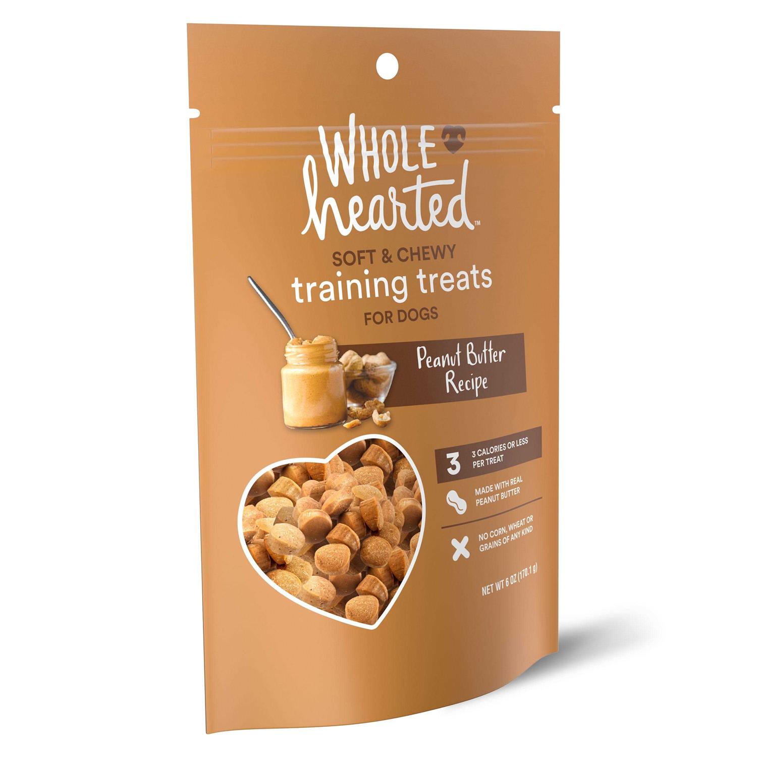 WholeHearted Grain Free Peanut Butter Recipe Tender Tidbits Dog Training Treats - Pet Supplies online store