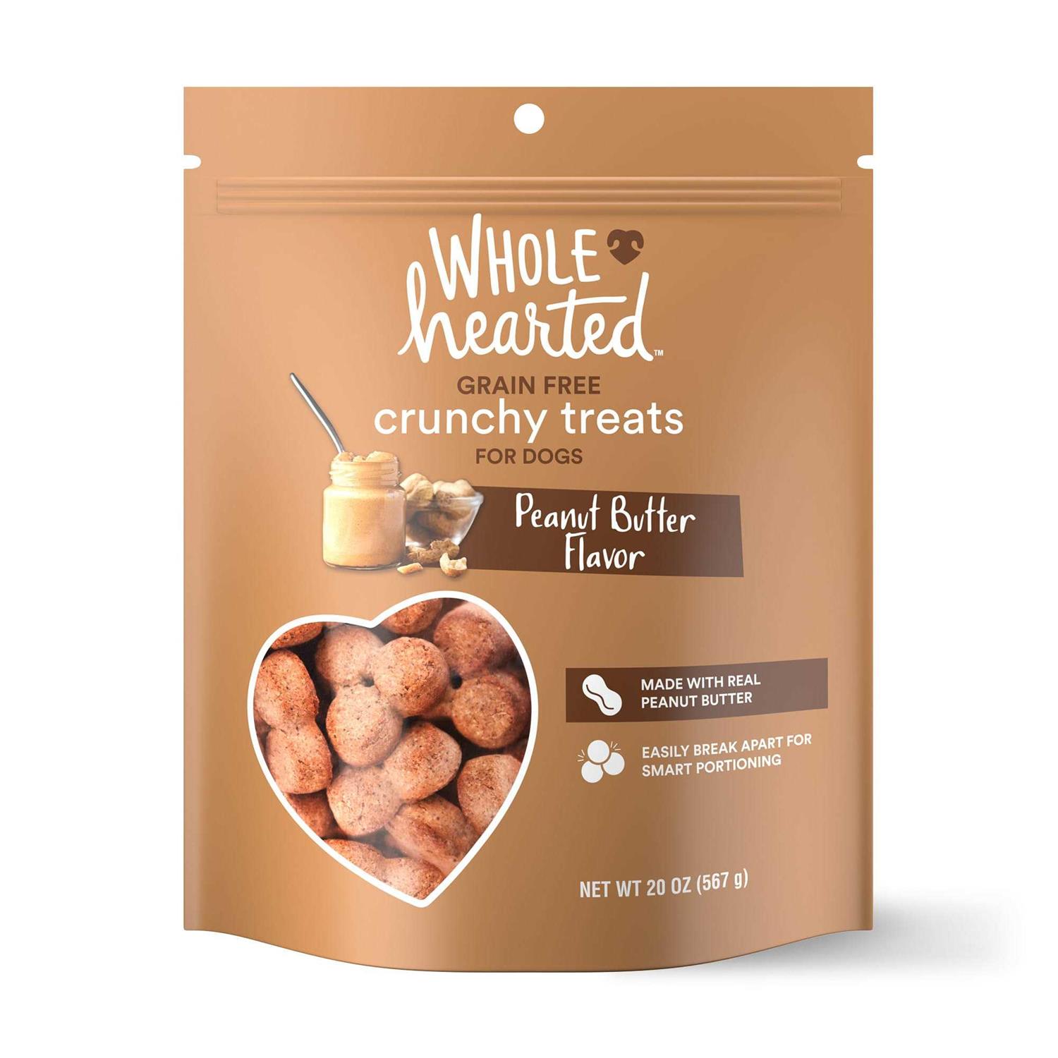 WholeHearted Grain Free Peanut Butter Dog Treats - Pet Supplies online store