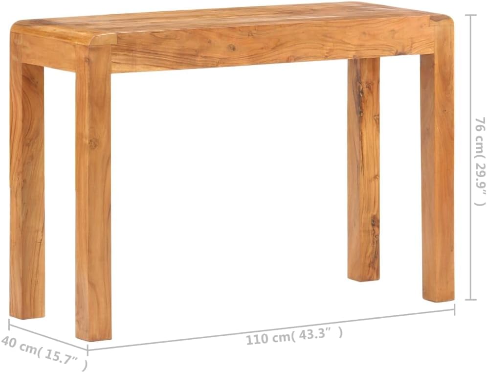 Console Table, Narrow Entryway Table,Sofa Table, Entrance Table for Living Room, Hallway, Foyer, Corridor, Office, Wood Look Accent,43.3