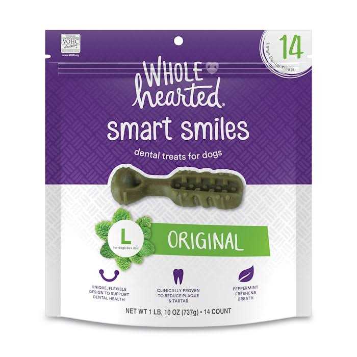 WholeHearted Smart Smiles Original Flavor Dog Treats - Pet Supplies online store