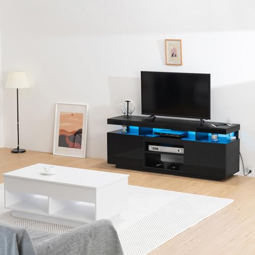 HOMMPA LED TV Stand for up to 70