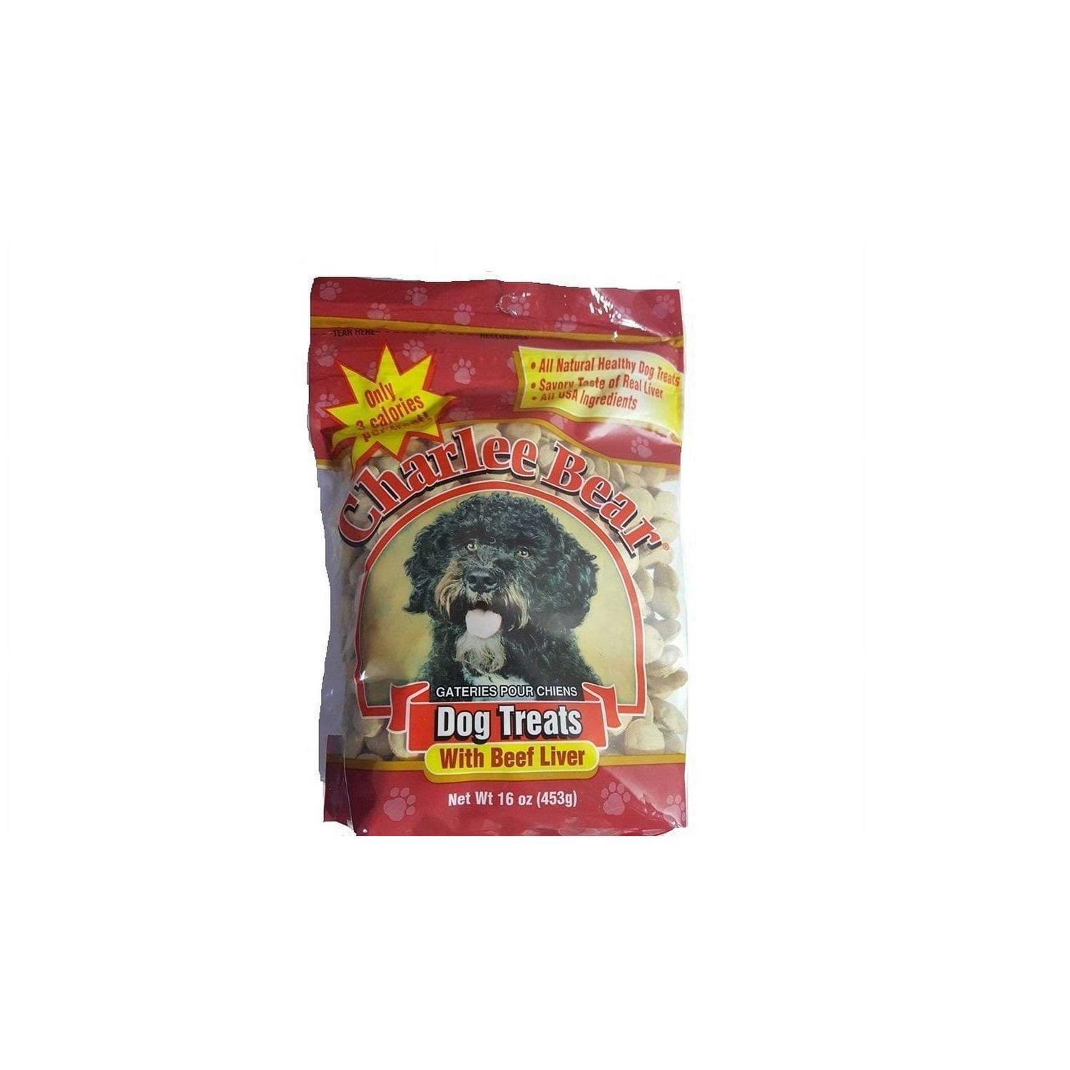 Charlee Bear Original Crunch Beef Liver Dog Treat 16 oz - Pet Supplies online store