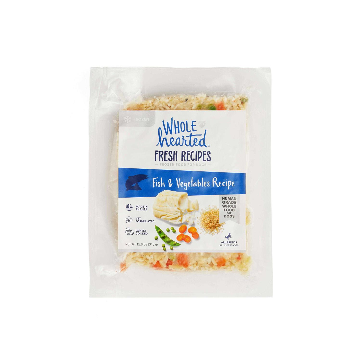 WholeHearted Fish & Vegetables Frozen Dog Food - Pet Supplies online store