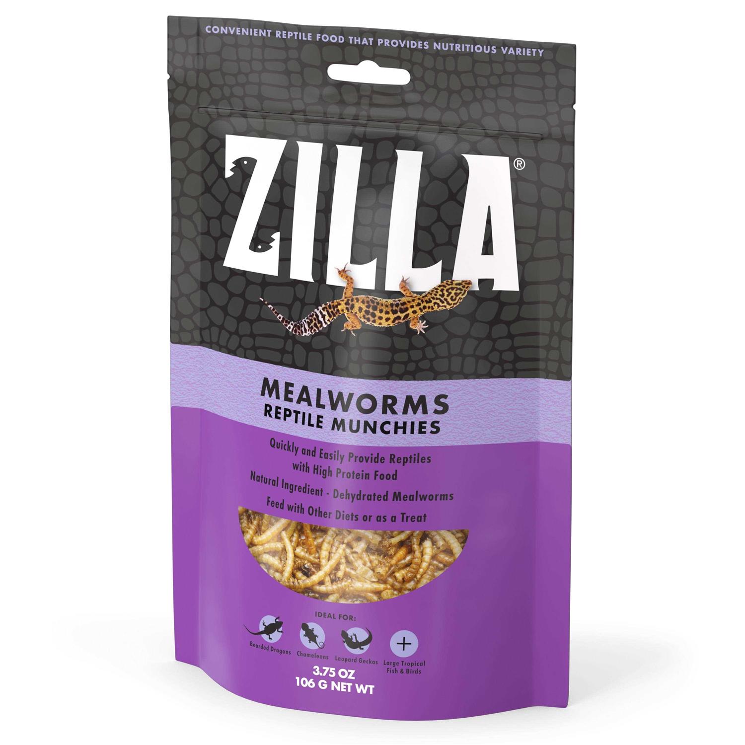 Zilla Munchies Mealworms Reptile - Pet Supplies online store
