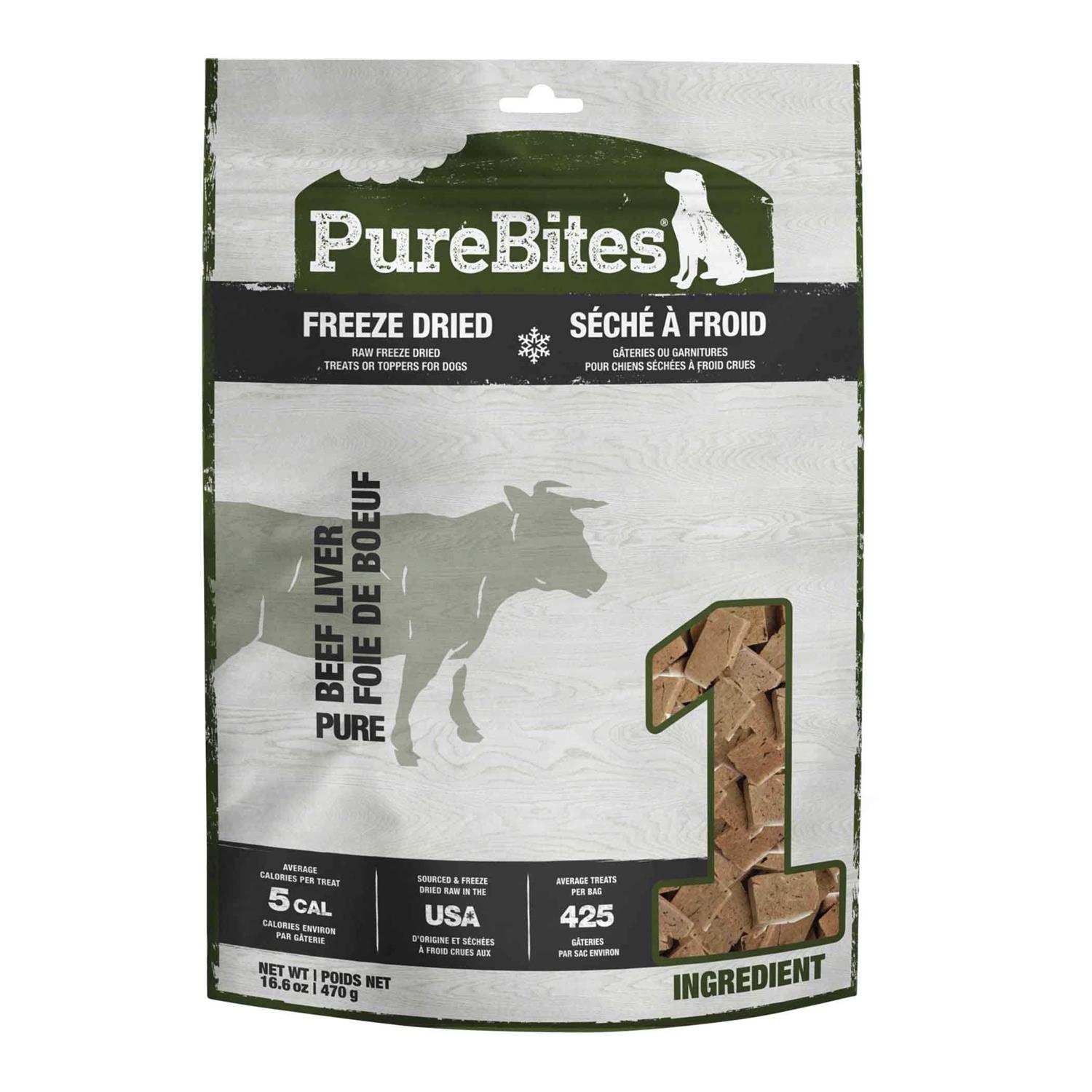 PureBites Beef Liver Freeze Dried Dog Treats - Pet Supplies online store