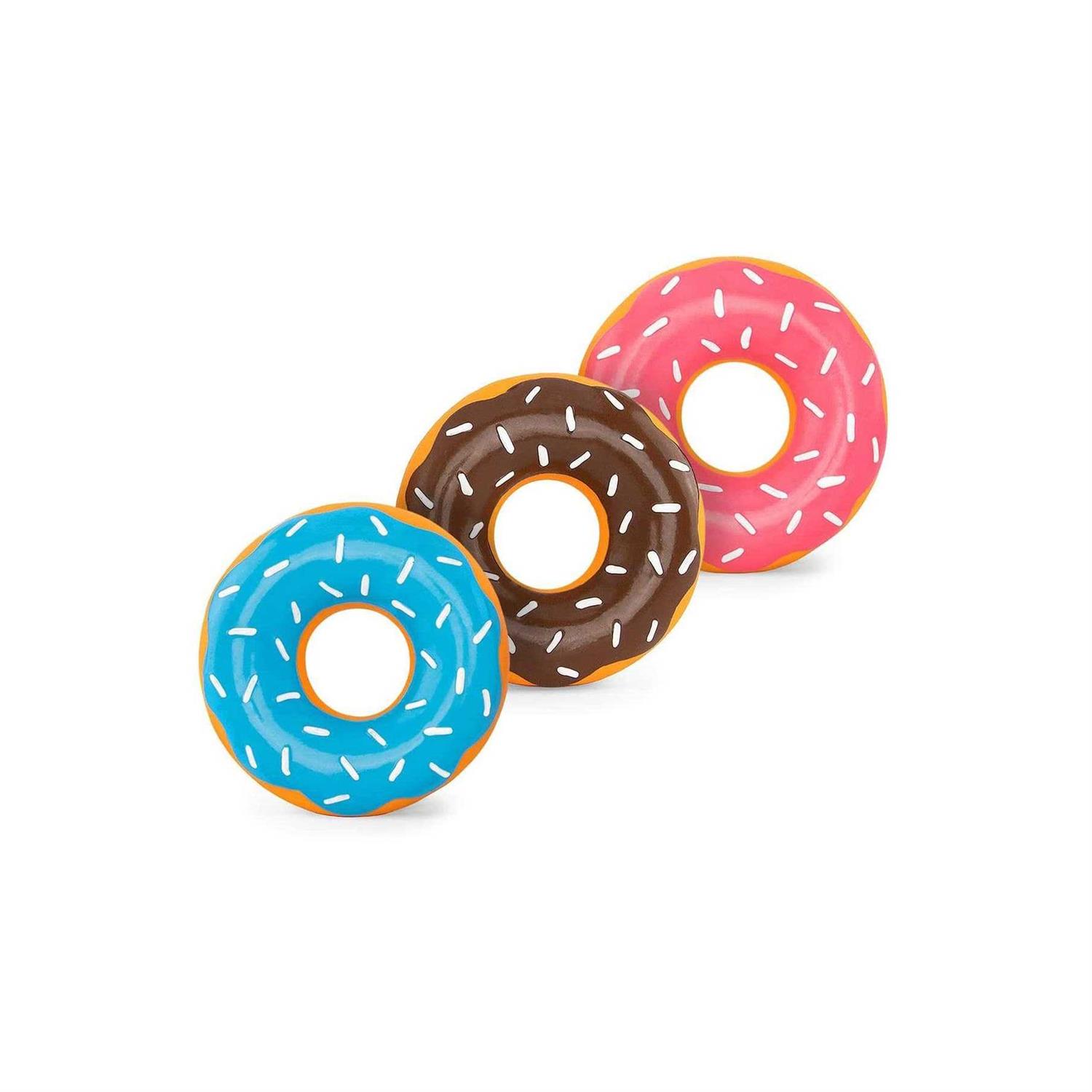 Zippy Paws Mini Latex Donutz Dog Toy - Pet Supplies online store