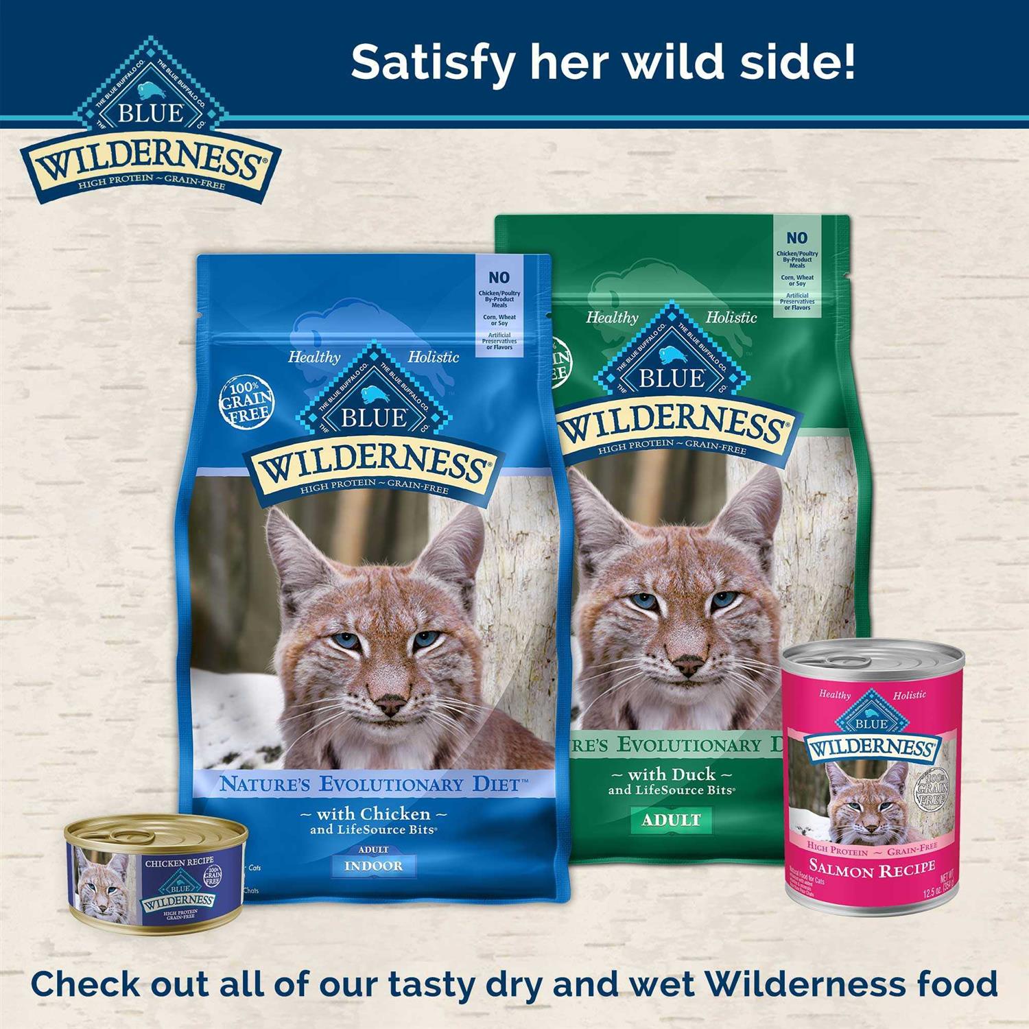 Blue Buffalo Wilderness Crunchy Cat Treats - Pet Supplies online store