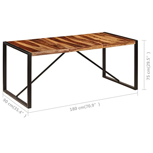 Dining Table,Kitchen Table,VBreakfast Bar Table,Cocktail Table,Sofa Console Table,Rectangular Dining Table,Industriala and Rustic Style,for Dining Room, 86.6