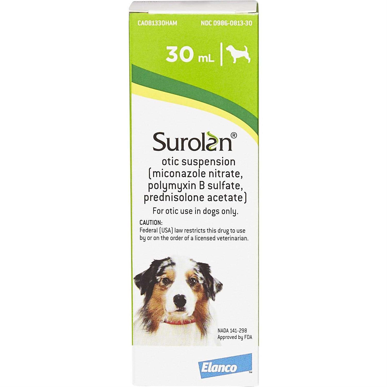 Surolan Otic Suspension for Dogs - Pet Supplies online store