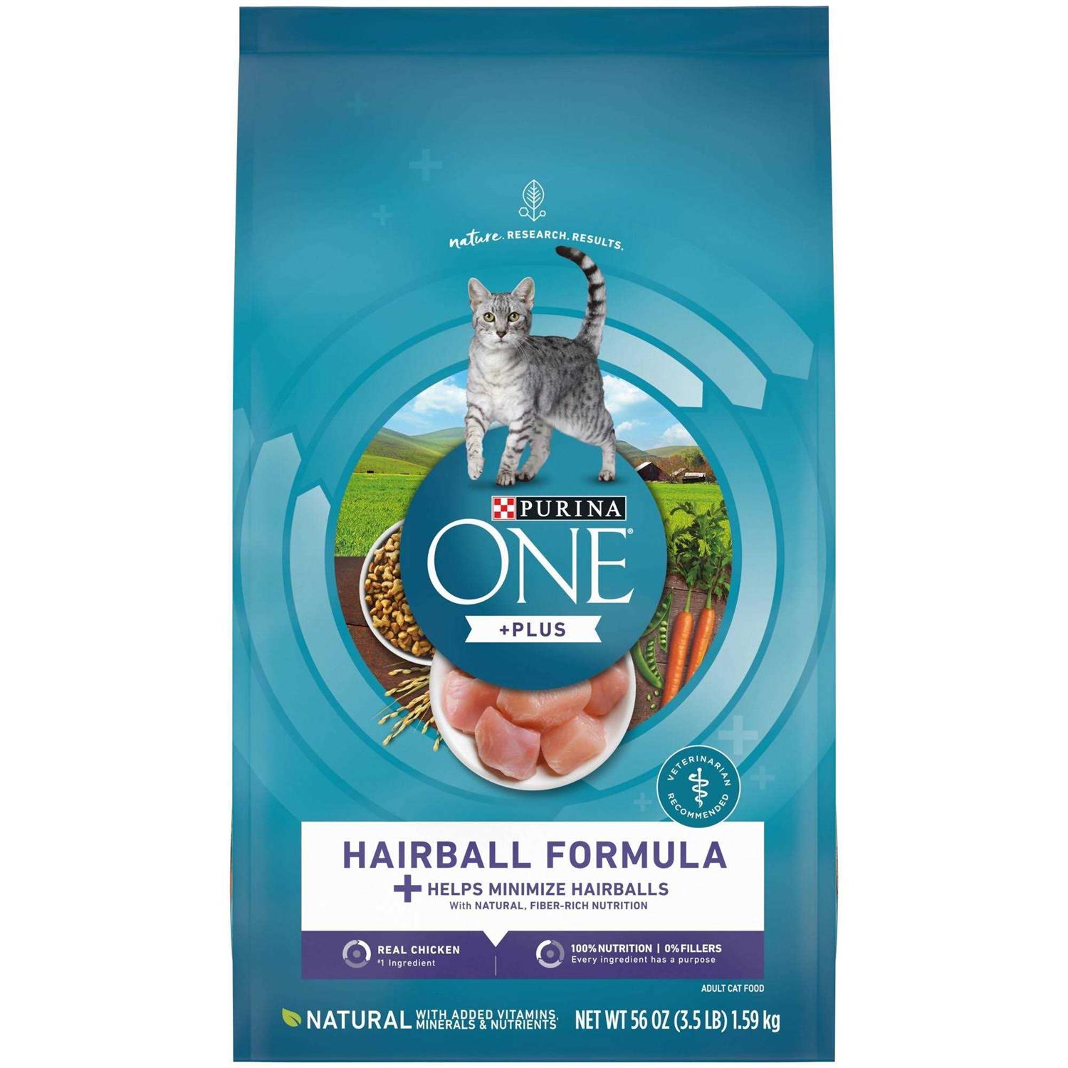 Purina ONE Hairball Formula Adult Dry Cat Food - Pet Supplies online store