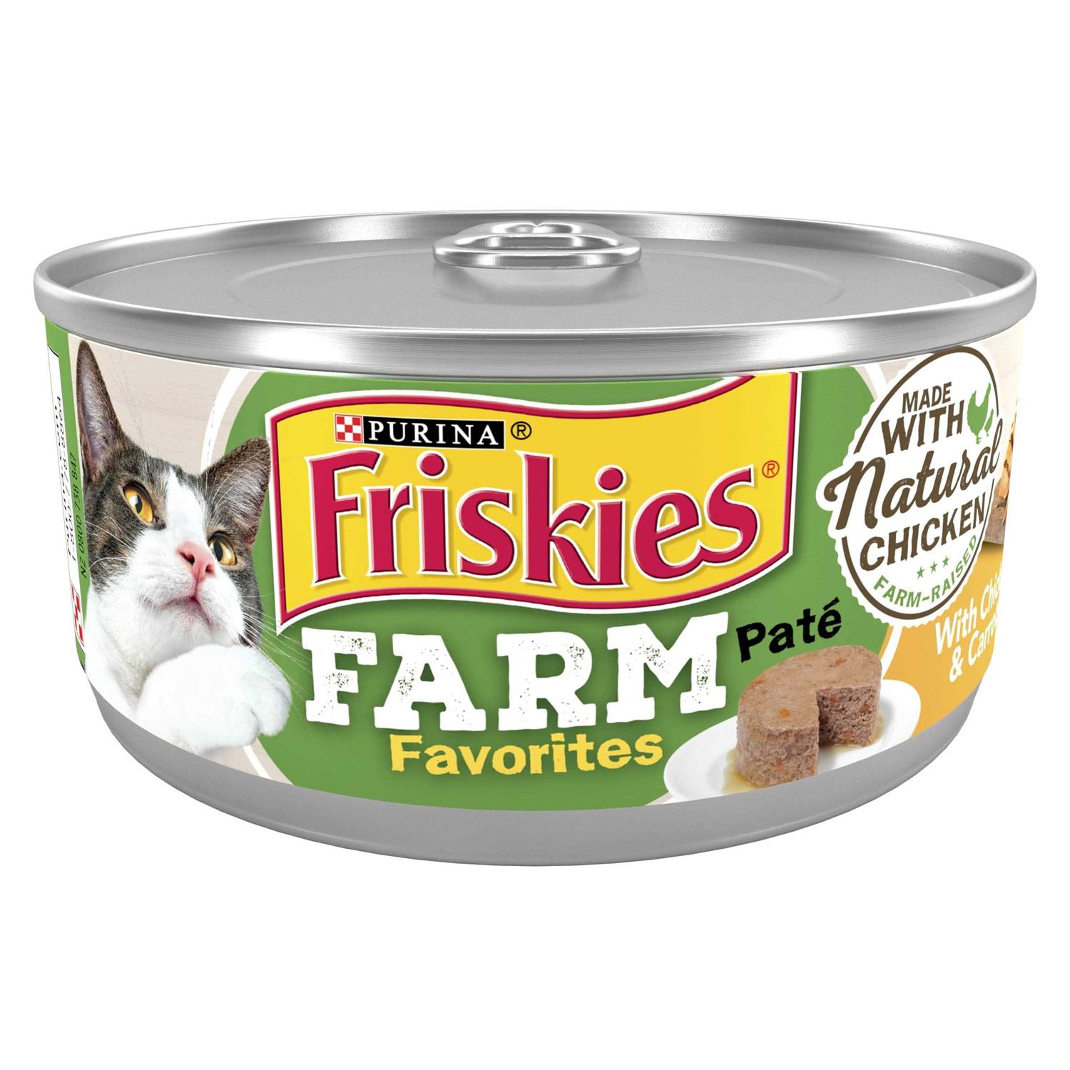 Purina Friskies Farm Favorites Pate Wet Cat Food Chicken - Pet Supplies online store