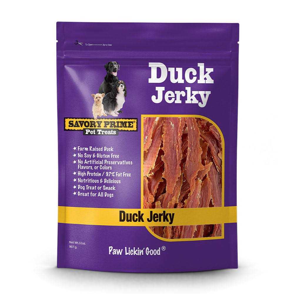 Savory Prime Natural Duck Jerky - Pet Supplies online store