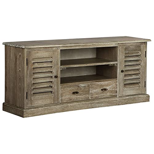 TV Stand Solid Mindi Wood 57.1