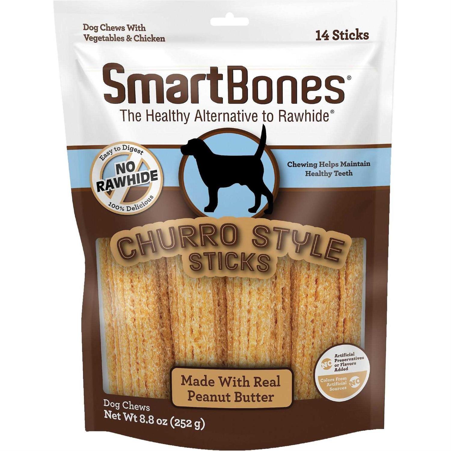 SmartBones Churro Style Sticks 14 Count - Pet Supplies online store