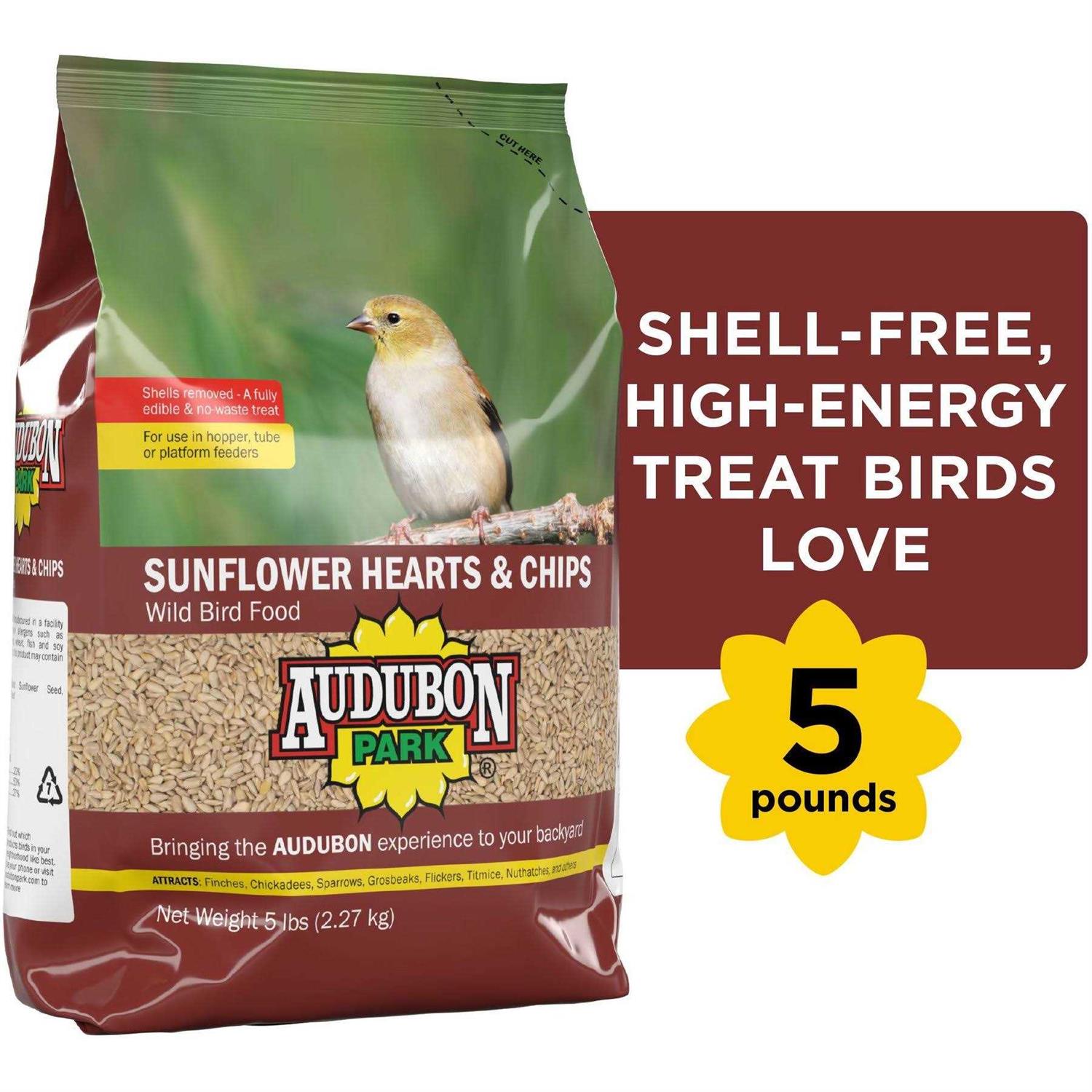Audubon Park Sunflower Hearts & Chips Wild Bird Food - Pet Supplies online store