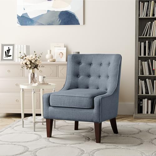 Lifestyle Solutions Moreland Accent Arm Chair, Light Gray