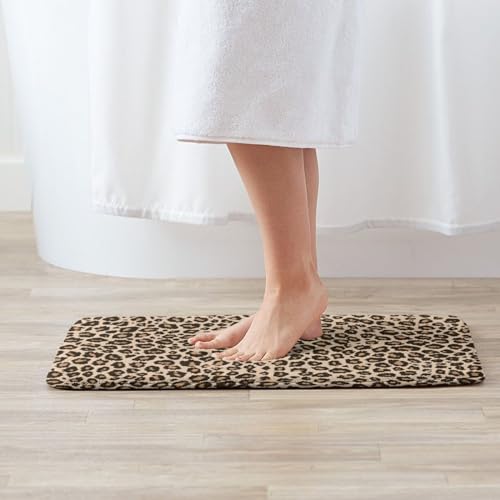 Leopard Print Ultra Soft Area Rug for Living Room Indoor Decoration Non Slip Carpet Bedroom Mat Nursery Office Home Decor