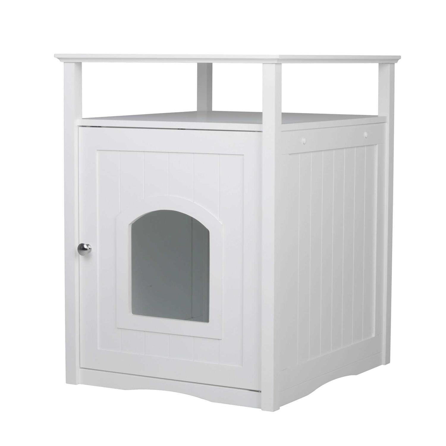 Cat Washroom Litter Box Cover / Night Stand Pet House - Pet Supplies online store