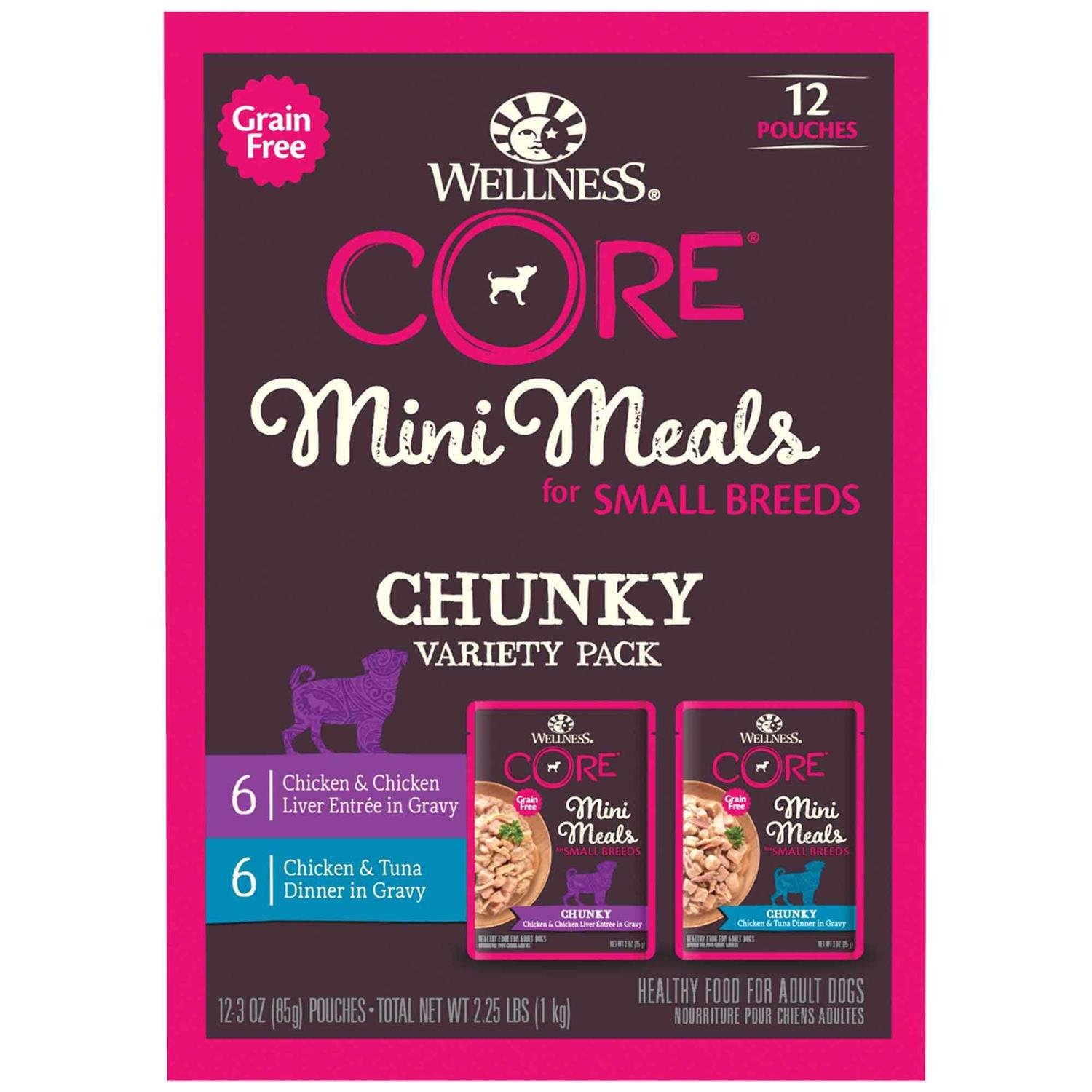 Wellness Core Mini Meals Chunky Variety Pack - Pet Supplies online store