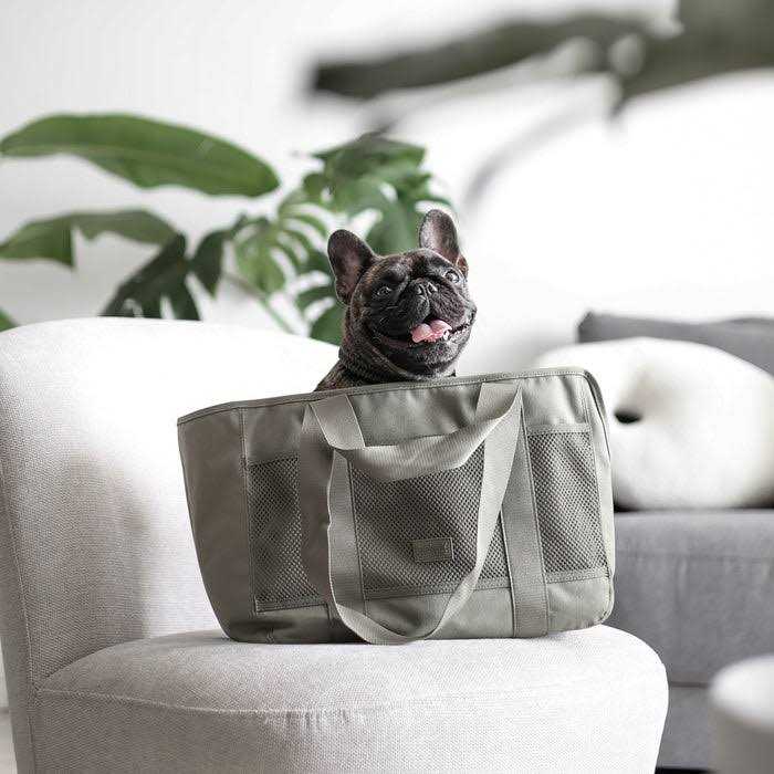 Small Dog Carrier for Pets up to 18lbs. Canvas Lightweight Water Resistant Pet Carrier. Perfect for Puppies or Kittens. Lambwolf Subway Carrier - Pet Supplies online store