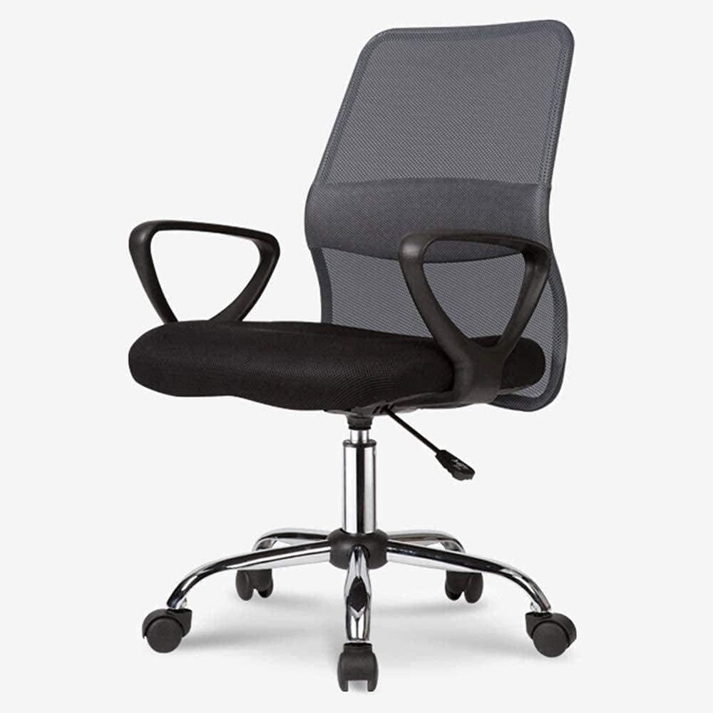 Armchair Office Chair, Computer Desk Swivel Chair Back Mesh Chair Armrests and Lifting Function Home Work Tasks Gaming