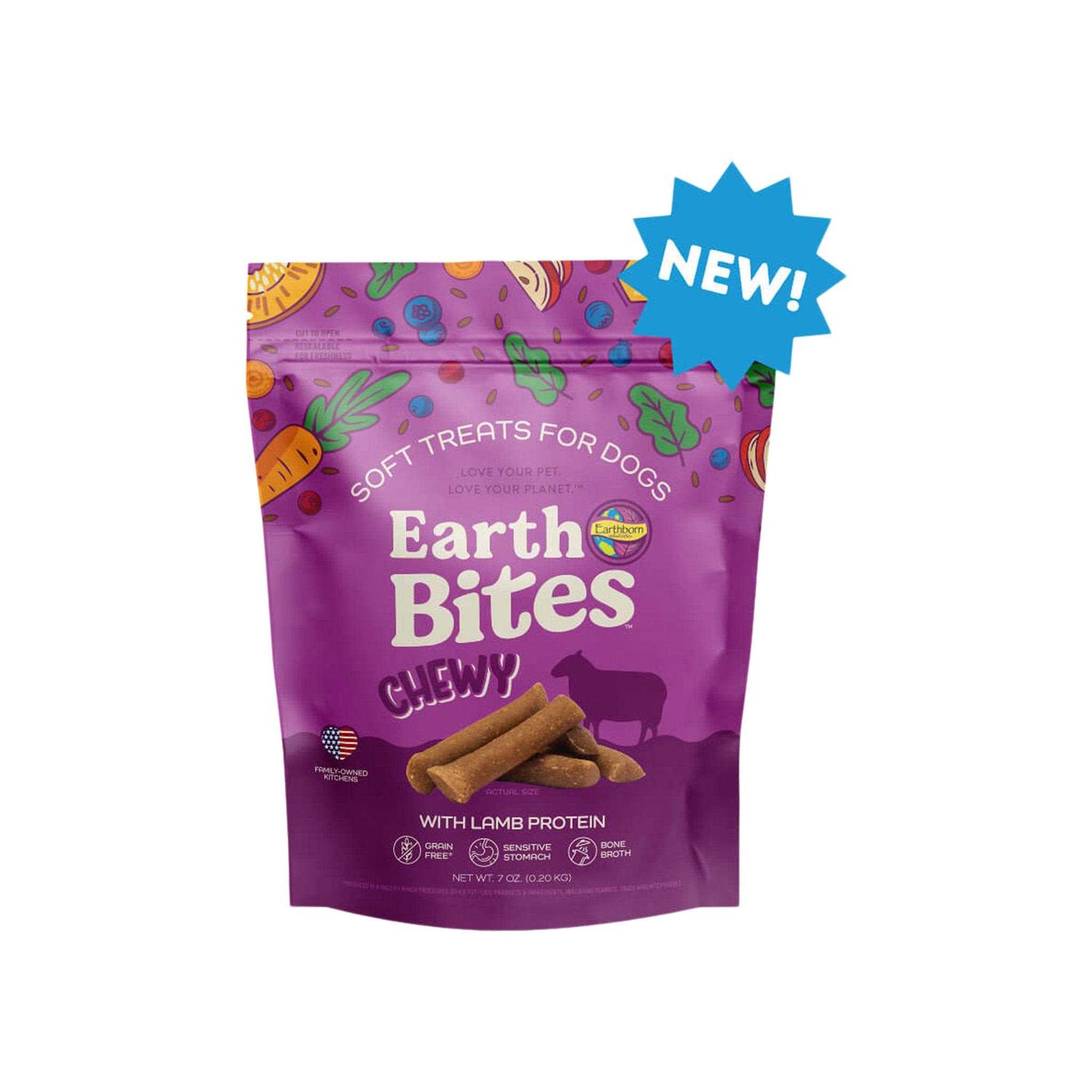 Earthborn Holistic EarthBites Chewy Soft Dog Treats 7 oz - Pet Supplies online store