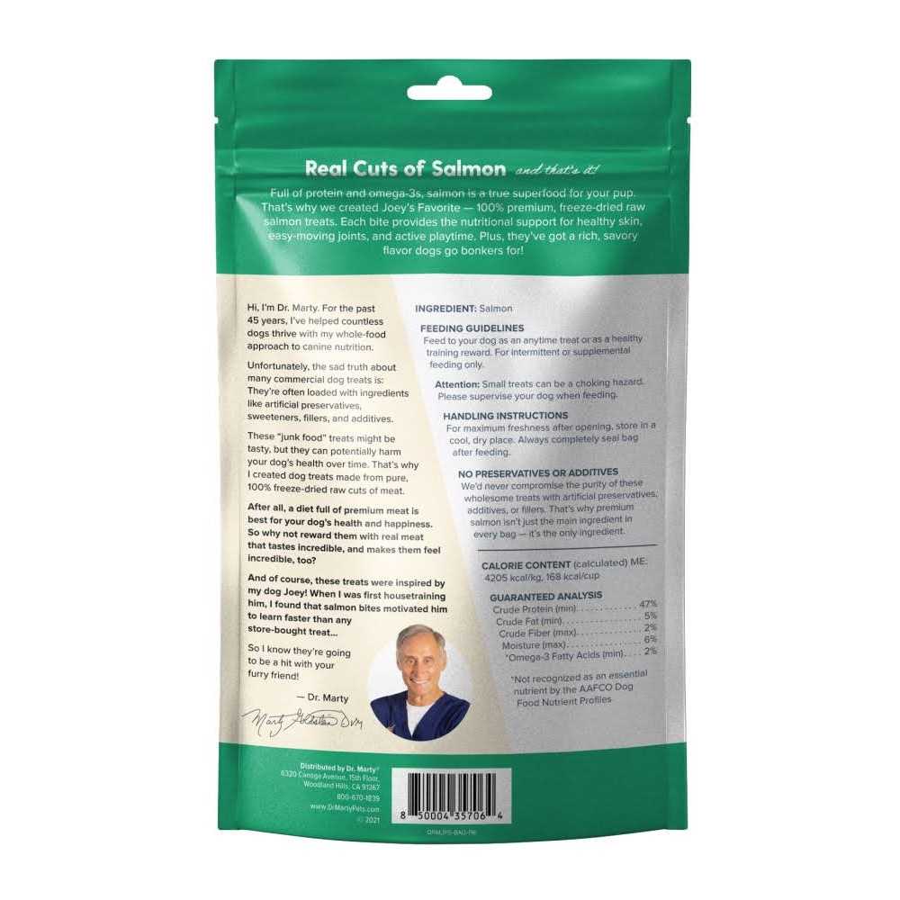 Dr. Marty Joey's Favorite Salmon Dog Treat - Pet Supplies online store