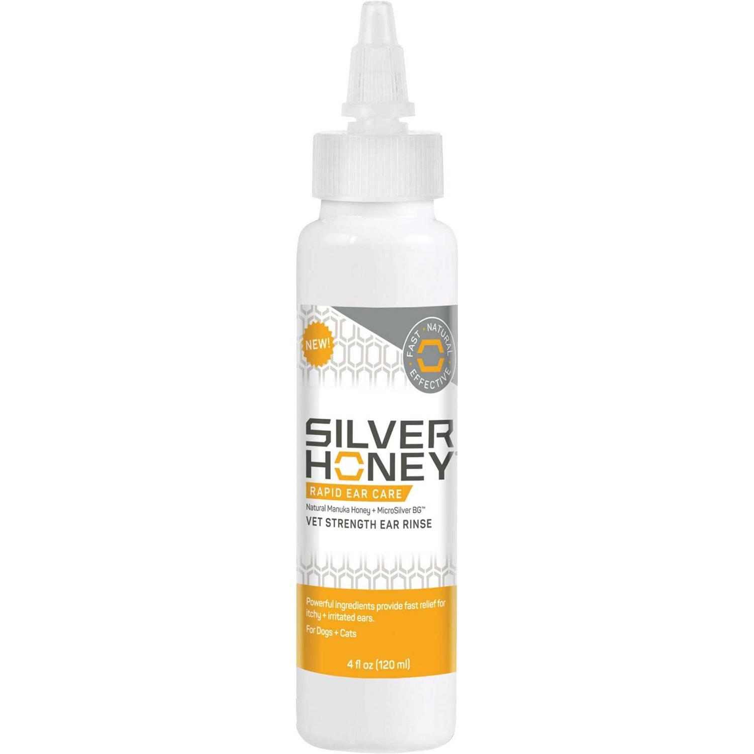 Silver Honey Rapid Ear Care Vet Strength Ear Rinse - Pet Supplies online store