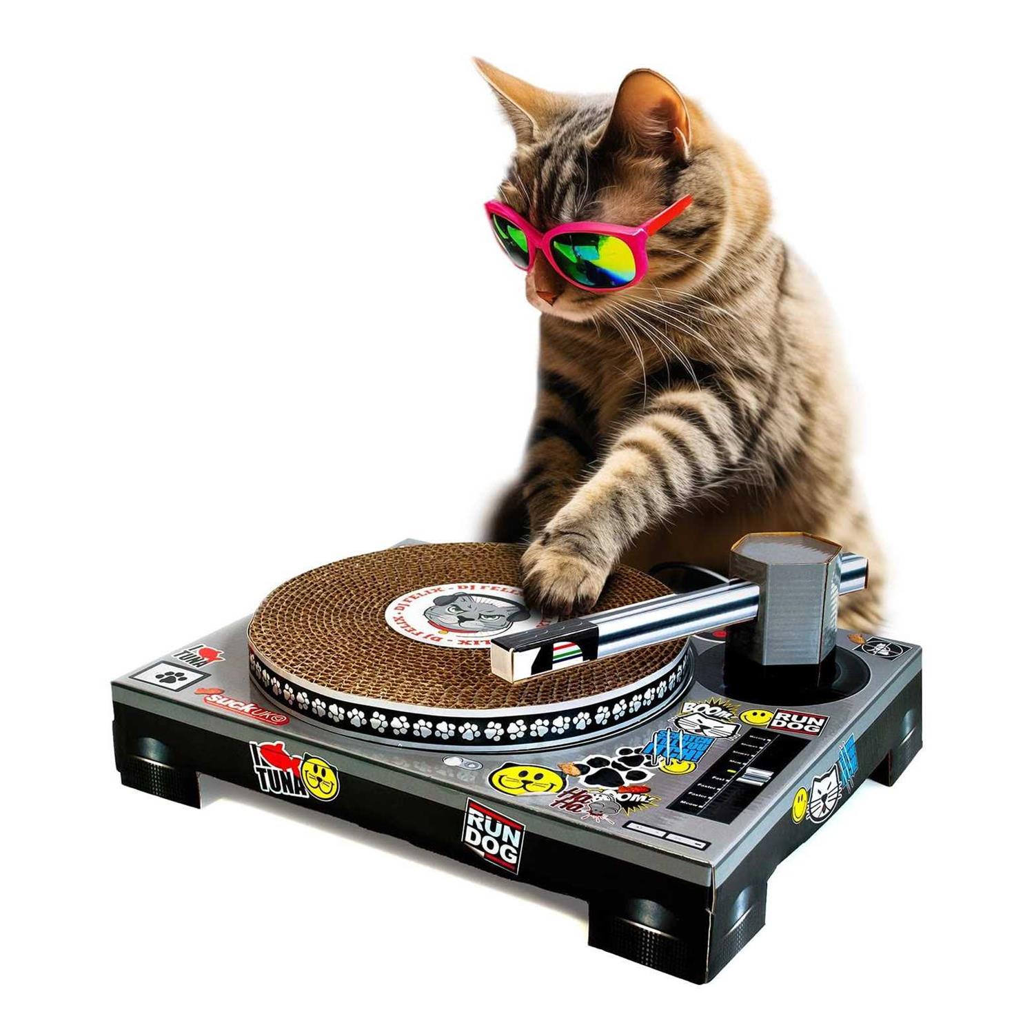 Suck UK DJ Cat Scratcher - Pet Supplies online store