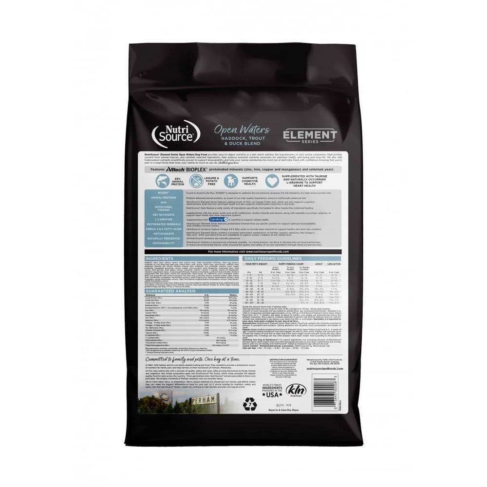 NutriSource Dog Element Series Open Waters - Pet Supplies online store
