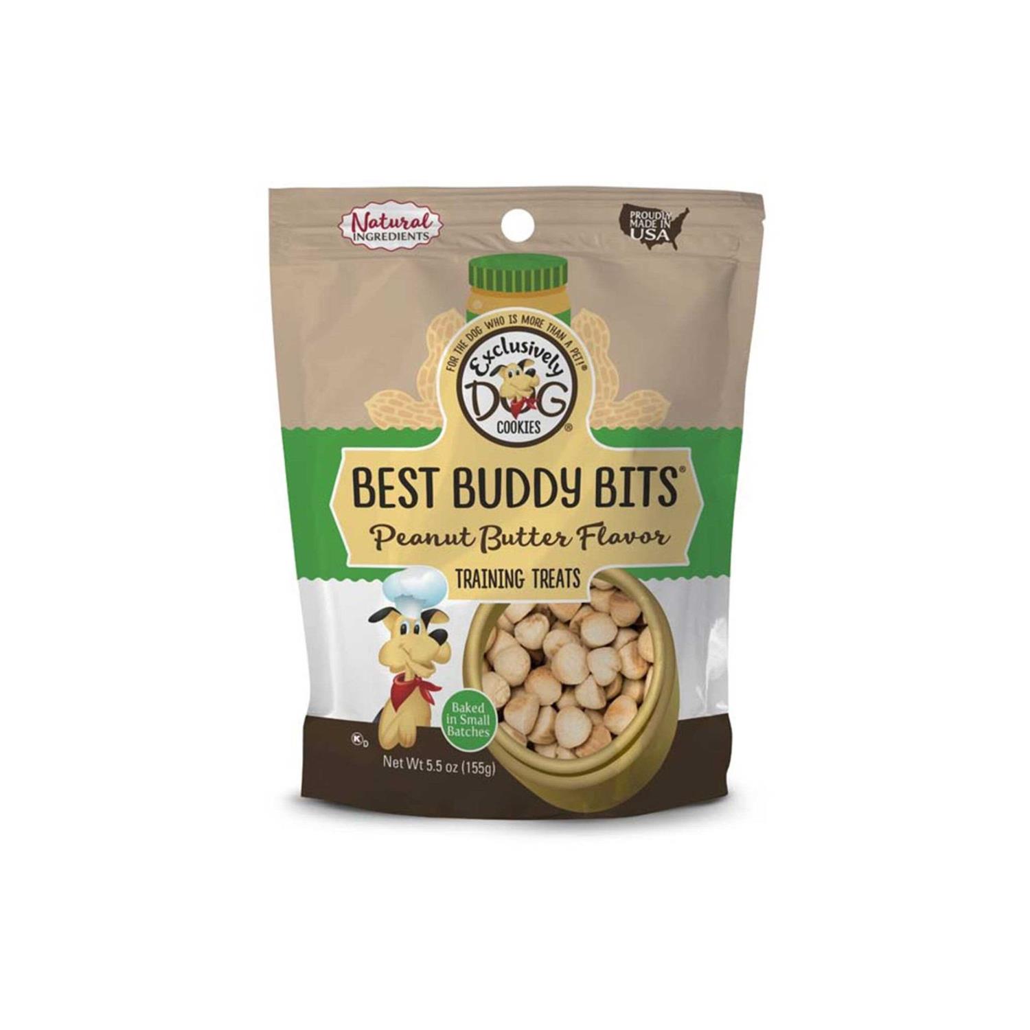 Exclusively Pet Best Buddy Bits Peanut Butter Flavor Dog Treats 5.5 oz - Pet Supplies online store