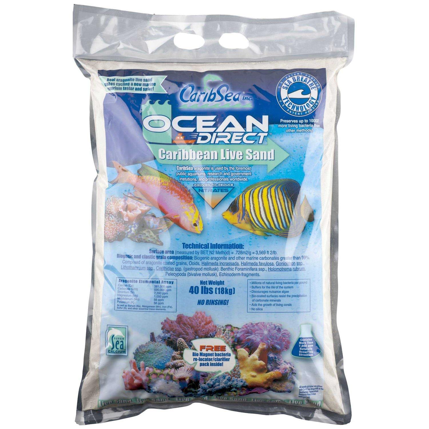 CaribSea Ocean Direct Natural Live Sand - Pet Supplies online store
