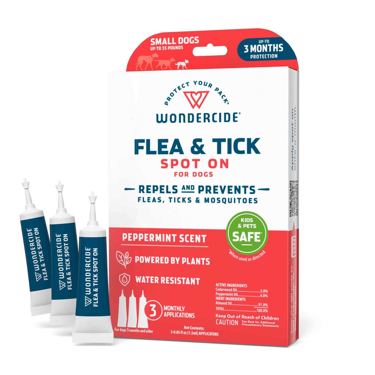 Wondercide Flea & Tick Spot On for Dogs - Pet Supplies online store