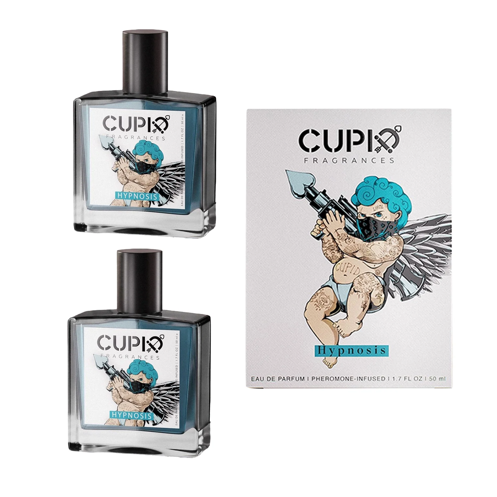 Cupid Charm Men's Toilet (Pheromone Injection)- Cupid Hypnotic Cologne Cupid Fragrances for Men to Make Her Fall in Love with You, Best Gifts for Men 2PCS